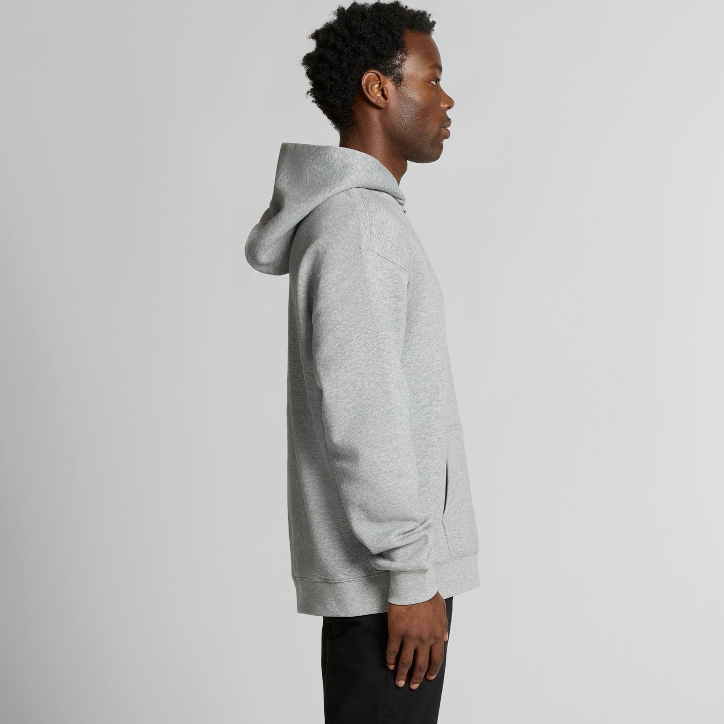 Mens Relaxed Half Zip Hood | COLD COFFEE LABEL
