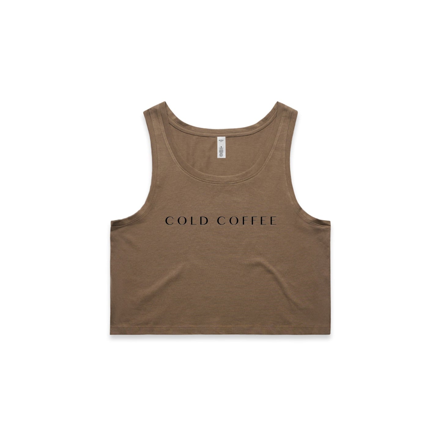 Women's Crop Singlet | COLD COFFEE LABEL