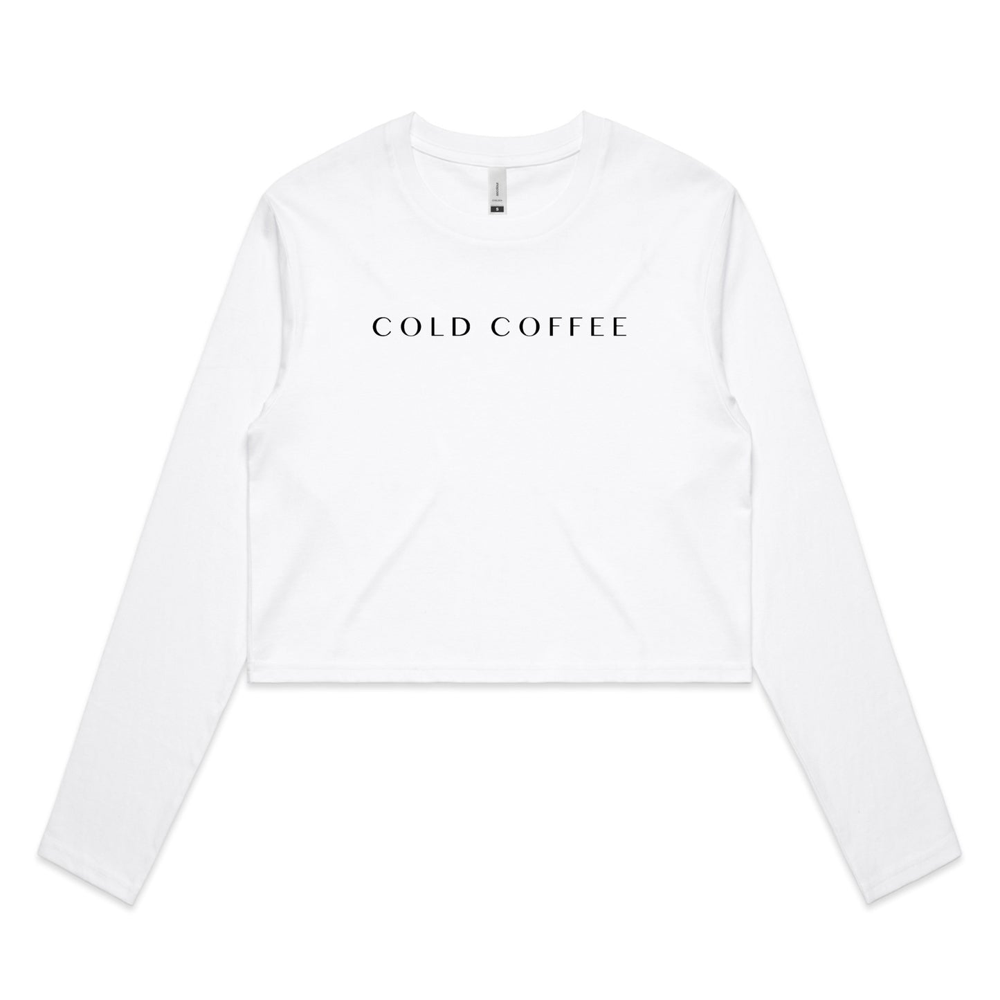 Women's Crop Longsleeve Tee | COLD COFFEE LABEL