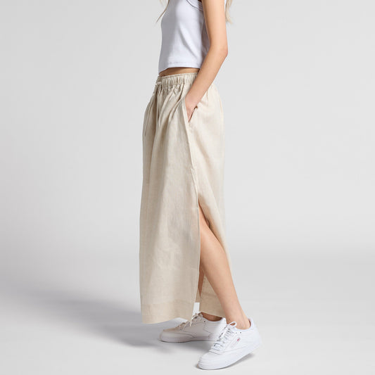 Women's Linen Skirt | COLD COFFEE LABEL
