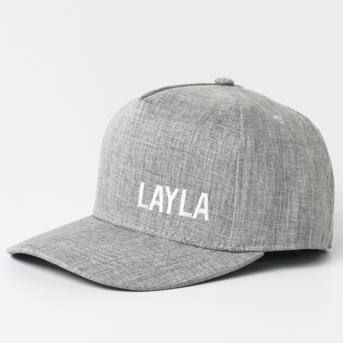personalised customised grey snapback hat for kids and adults