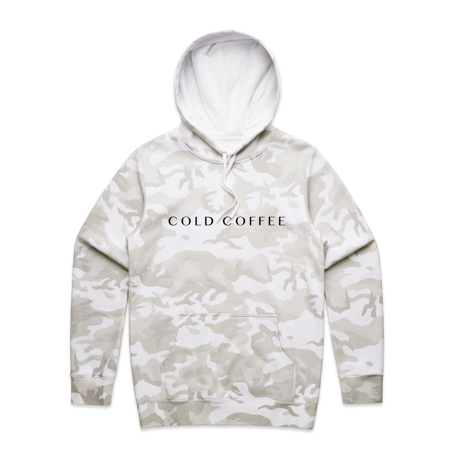 Mens Camo Hood | COLD COFFEE LABEL
